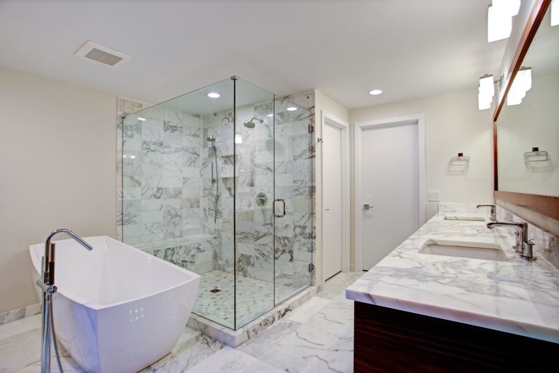 Luxurious Shower and Tub Areas